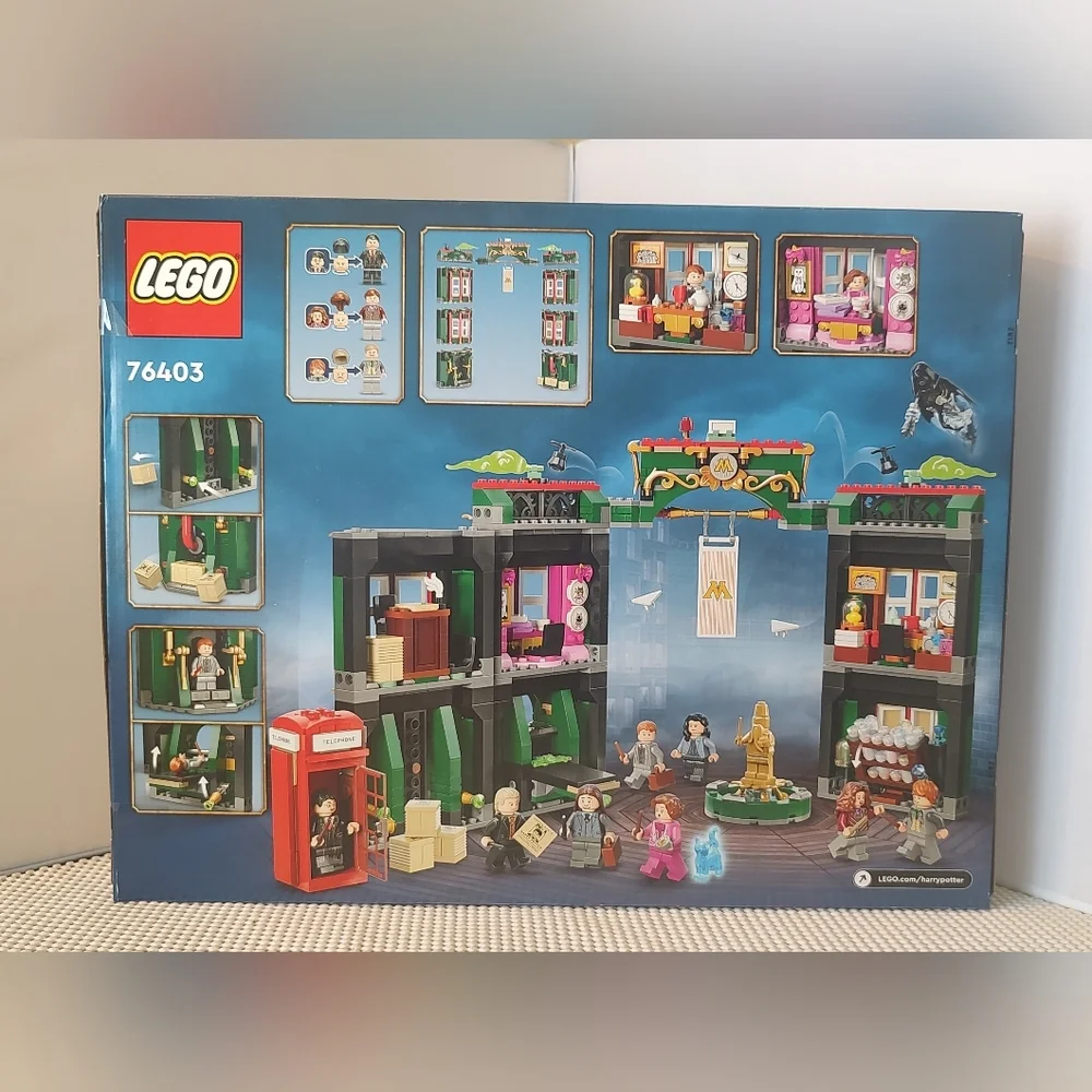 Lego Harry Potter 76403 The Ministry of Magic NWT Building Toy Set